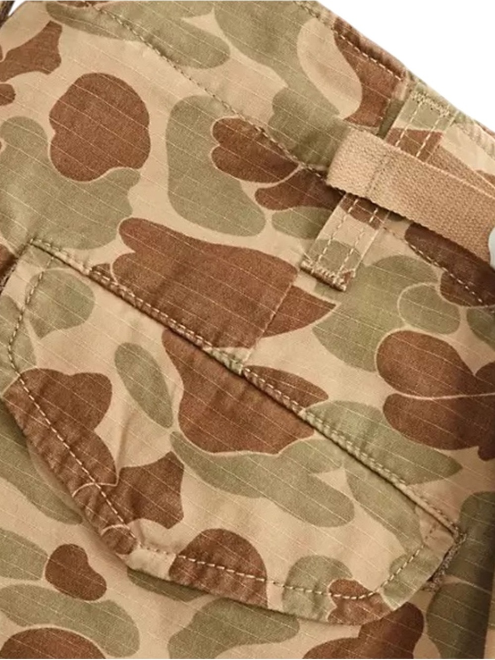 Levi's Camo Cargo Shorts in Brown and Green - Picture 6 of 10